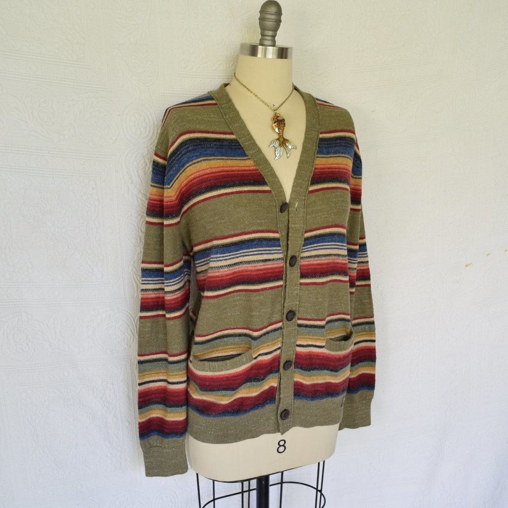 Ralph Lauren Aztec Wool blanket Navajo cardigan - Picture 4 of 10